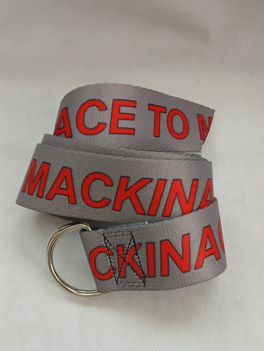 Race To Mackinac Gray Belt Double Ring Web Chicago Yacht Club